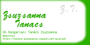 zsuzsanna tanacs business card